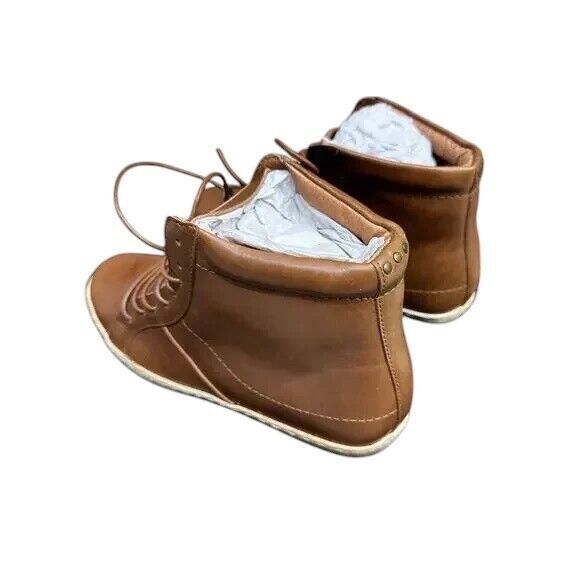 MAN X ONE TEASPOON MENS LEATHER CHELSEA BOOTS BROWN‎ NEW EU41/US10 RET$380 main image 6